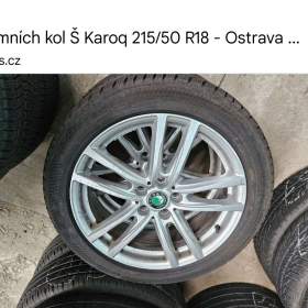 Prodám zánovní sadu zimních kol na Š Karoq / 19607874