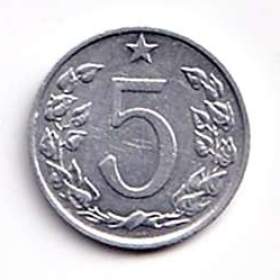5 haléř ČSR 1975  / 19609346