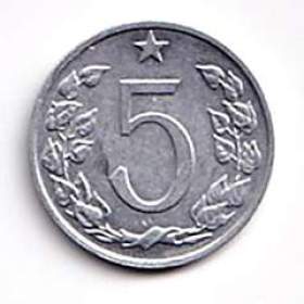 5 haléř ČSR 1976  / 19609348