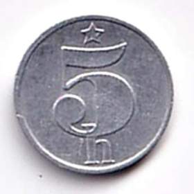 5 haléř ČSR 1986  / 19609364