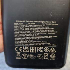 Foto inzerátu Ugreen 20000mAh Two-way Fast Charging Power Bank.