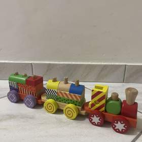 Foto inzerátu Dřevěný vláček Woody.