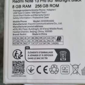 Foto inzerátu  Redmi Note 13 Pro 5G, 8Gb/256Gb