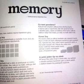 Foto inzerátu Zcela nové paměťové hry Memory + nové 3D Puzzle