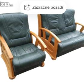Fotka k inzerátu Kožená sedačka 2+ 1 / 19646569