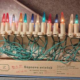 Foto inzerátu Vánoční světla retro