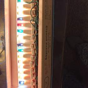 Fotka k inzerátu Vánoční světla retro  / 18180856