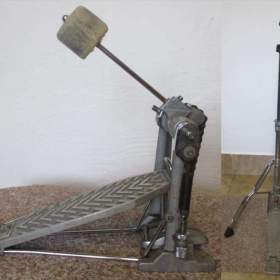 Vintage pedal pro bass drum + Hihat Hat Stand Red Label / 19618894