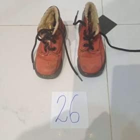 Fotka k inzerátu Dětské zimní kožené botičky vel. 26, dovoz / 19309652