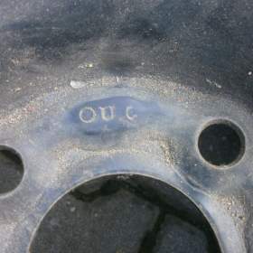 Foto inzerátu 1xPlechový disk na RENAULT  velikost 14tka. cena: 100kč.