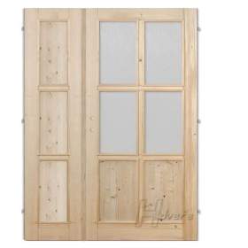 Interiér. Hdveře dvoukřídlé 125cm Jasmína B/D / 19623991
