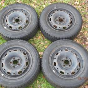 4xObutá zimní sada na ŠKODA FABIA 1 14tky. ET43 185/60 R14 4x7,2MM  / 19625167