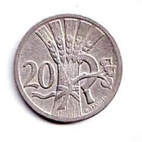 Fotka k inzerátu 20 haléř ČSR 1927  / 18284952