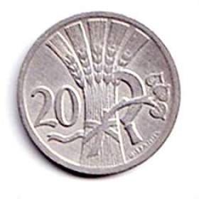 Foto inzerátu 20 haléř ČSR  1928	