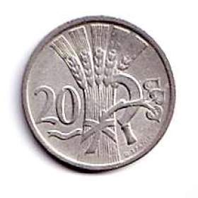 Foto inzerátu 20 haléř ČSR  1937	