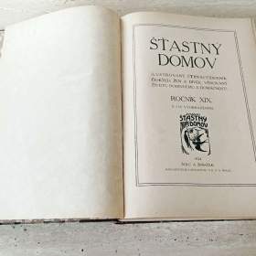 Foto inzerátu Časopisy Šťastný domov, svázaný ročník 1924, krásný stav