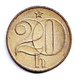 Fotka k inzerátu 20 haléř ČSR 1973  / 18827264