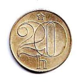 Fotka k inzerátu 20 haléř ČSR 1989  / 18293414