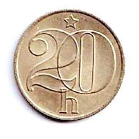 Fotka k inzerátu 20 haléř ČSR 1990  / 18139621