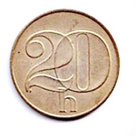 Fotka k inzerátu 20 haléř ČSR 1991  / 18139621