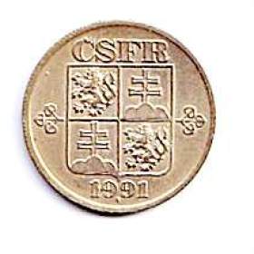 Foto inzerátu 20 haléř ČSR  1991	