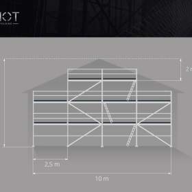 Fotka k inzerátu lešení na fasádu i štít Ocelové 8,3X10 – pevné, kvalitní / 18827306