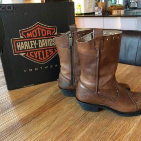 Fotka k inzerátu Kožené boty Harley Davidson / 19303023