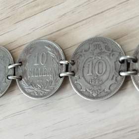 Fotka k inzerátu Patriotický náramek z mincí RU / 19679856