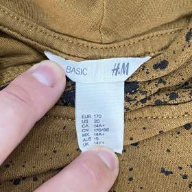 Foto inzerátu Bavlněná mikina H&M s kapucí, vel. 170 EUR - 14+