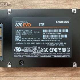 1 TB SSD 2,5 Samsung 870 EVO MZ- 77E1T0B/EU / 19630442
