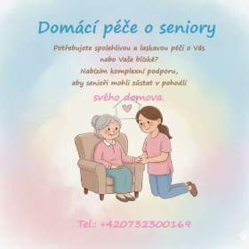 Fotka k inzerátu SOUKROMÁ PÉČE O SENIORY U VÁS DOMA 🏠  / 17841140
