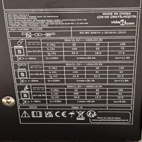 Foto inzerátu Svářečka vidaXL MIG/MMA/TIG 200A