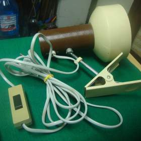 Foto inzerátu Retro lampa lampička klip skřipec na stůl NAPAKO Hůrka