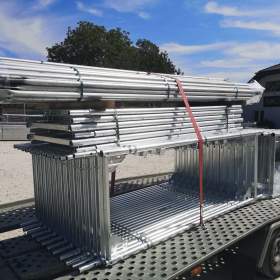 Fotka k inzerátu Nové ocelové lešení fasádní BAUMANN – rychlá dodávka!  6,3 X 9,21 = 58 M2 / 19513796