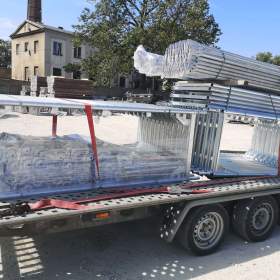 Foto inzerátu Ocelové fasádní lešení BAUMANN – kompletní sada + doprava 6,3X15,35=96 M2