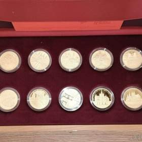 Fotka k inzerátu Sada zlatých mincí PROOF Městské památkové rezervace / 12322548
