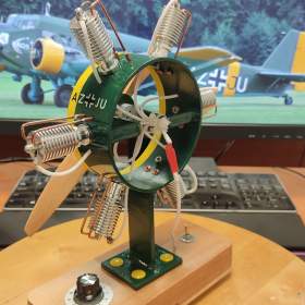 Foto inzerátu DIY stolní větrák - styl Junkers Ju52 CASA 325L