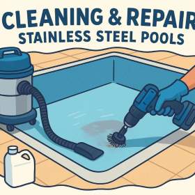 Bazén - zazimování, čištění a opravy / 19635586