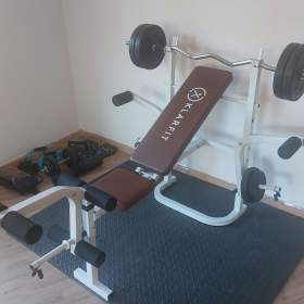 Fotka k inzerátu Nabízím k prodeji, posilovací, lavici, ze vším  / 18233452
