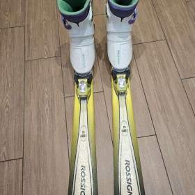 Fotka k inzerátu Dětské lyže + boty / 18772728