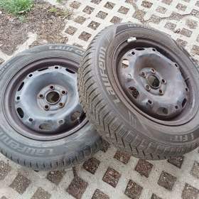 Foto inzerátu ZIMNÍ KOLA FABIA,VW....DISKY 5JX14H2 ET35-CELKEM DVA KUSY KOMPLET KOL