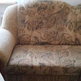 Foto inzerátu Prodám sedací rohovou soupravu s křeslem a taburety