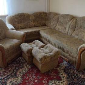 Foto inzerátu Prodám sedací rohovou soupravu s křeslem a taburety