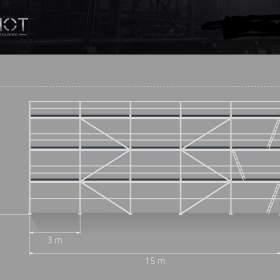 Foto inzerátu Ocelové lešení Plettac – nové, s dodávkou po celé ČR 8,3X15