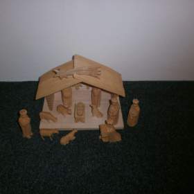 Foto inzerátu Dřevěný betlém 14A1