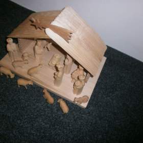 Foto inzerátu Dřevěný betlém 14A2