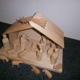 Foto inzerátu Dřevěný betlém 14A2