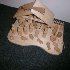 Foto inzerátu Dřevěný betlém 14A4