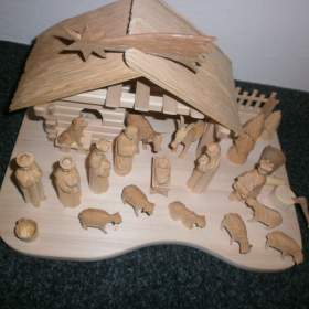 Foto inzerátu Dřevěný betlém 14A4