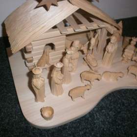 Foto inzerátu Dřevěný betlém 14A4